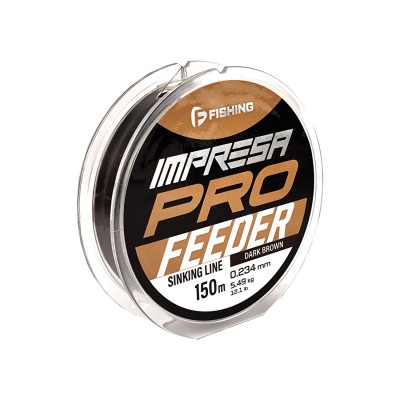 F-FISHING Леска Impresa Pro Feeder Dark Brown 150м 0,234мм 5,49кг/12,1lb F-FISHING Леска Impresa Pro Feeder Dark Brown 150м 0,234мм 5,49кг/12,1lb