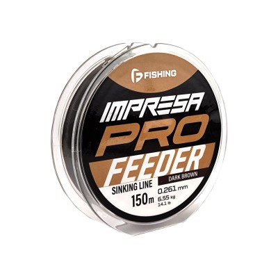 F-FISHING Леска Impresa Pro Feeder Dark Brown 150м 0,234мм 5,49кг/12,1lb F-FISHING Леска Impresa Pro Feeder Dark Brown 150м 0,234мм 5,49кг/12,1lb