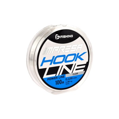 F-FISHING Леска Impresa Hook Line Clear 100м 0,128мм 1,36кг/3lb F-FISHING Леска Impresa Hook Line Clear 100м 0,128мм 1,36кг/3lb