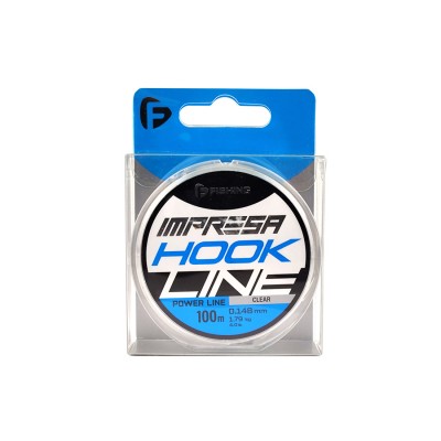 F-FISHING Леска Impresa Hook Line Clear 100м 0,148мм 1,79кг/4lb F-FISHING Леска Impresa Hook Line Clear 100м 0,148мм 1,79кг/4lb