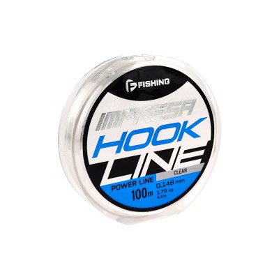 F-FISHING Леска Impresa Hook Line Clear 100м 0,148мм 1,79кг/4lb F-FISHING Леска Impresa Hook Line Clear 100м 0,148мм 1,79кг/4lb