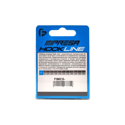 F-FISHING Леска Impresa Hook Line Clear 50м 0,091мм 0,78кг/1,7lb F-FISHING Леска Impresa Hook Line Clear 50м 0,091мм 0,78кг/1,7lb
