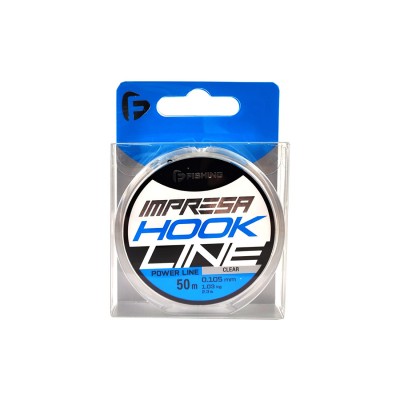 F-FISHING Леска Impresa Hook Line Clear 50м 0,105мм 1,03кг/2,3lb F-FISHING Леска Impresa Hook Line Clear 50м 0,105мм 1,03кг/2,3lb
