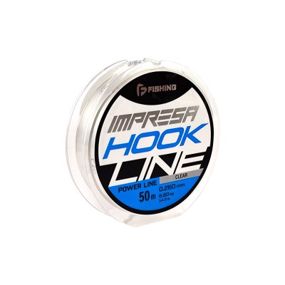 F-FISHING Леска Impresa Hook Line Clear 50м 0,260мм 6,6кг/14,5lb F-FISHING Леска Impresa Hook Line Clear 50м 0,260мм 6,6кг/14,5lb