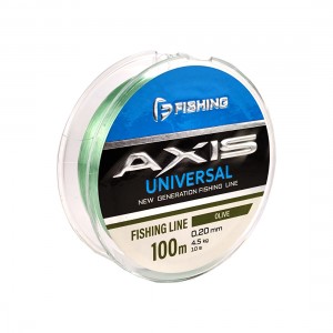 F-FISHING Леска Axis Universal Line Olive 100м 0,20мм 4,5кг/10lb