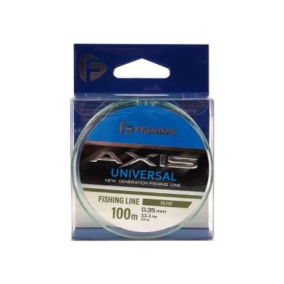 F-FISHING Леска Axis Universal Line Olive 100м 0,35мм 11,1кг/24lb F-FISHING Леска Axis Universal Line Olive 100м 0,35мм 11,1кг/24lb