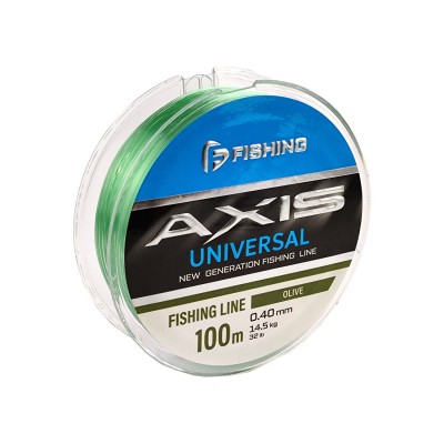 F-FISHING Леска Axis Universal Line Olive 100м 0,40мм 14,5кг/32lb