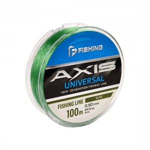 F-FISHING Леска Axis Universal Line Olive 100м 0,50мм 24,5кг/54lb