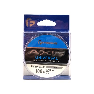 F-FISHING Леска Axis Universal Line Silver 100м 0,40мм 14,5кг/32lb