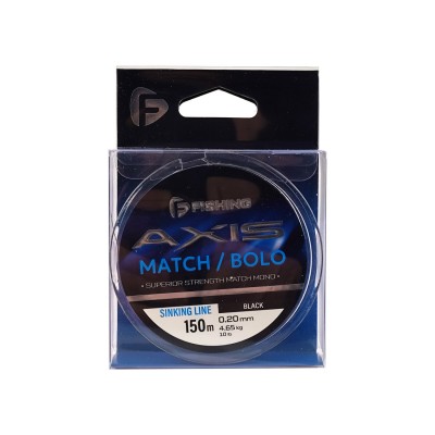 F-FISHING Леска Axis Match Bolo Line Black 150м 0,20мм 4,65кг 10lb F-FISHING Леска Axis Match Bolo Line Black 150м 0,20мм 4,65кг 10lb