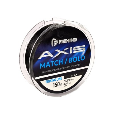F-FISHING Леска Axis Match Bolo Line Black 150м 0,20мм 4,65кг 10lb