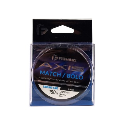 F-FISHING Леска Axis Match Bolo Line Black 150м 0,22мм 5,23кг 11lb F-FISHING Леска Axis Match Bolo Line Black 150м 0,22мм 5,23кг 11lb
