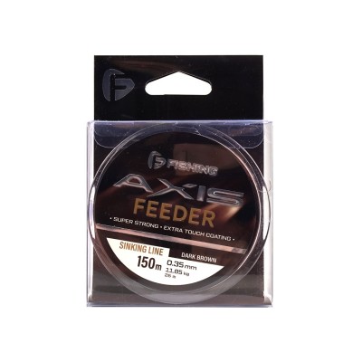 F-FISHING Леска Axis Feeder Line Dark Brown 150м 0,35мм 11,85кг 26lb F-FISHING Леска Axis Feeder Line Dark Brown 150м 0,35мм 11,85кг 26lb