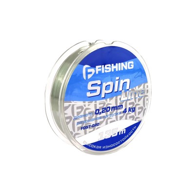 F-FISHING Леска Spin Line 135м 0,20мм 4кг/8,8lb F-FISHING Леска Spin Line 135м 0,20мм 4кг/8,8lb