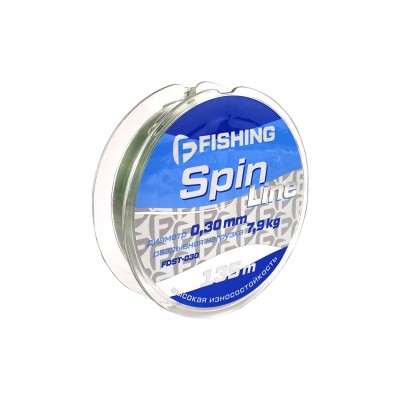 F-FISHING Леска Spin Line 135м 0,30мм 7,9кг/17,4lb F-FISHING Леска Spin Line 135м 0,30мм 7,9кг/17,4lb