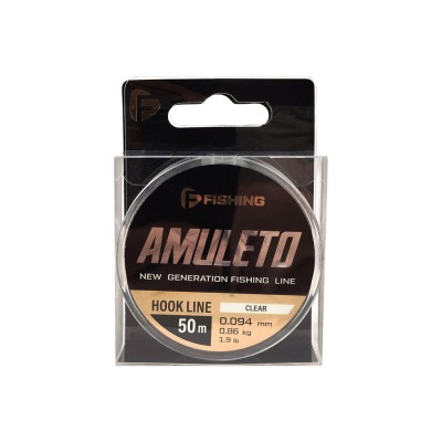F-FISHING Леска Amuleto Clear 50м 0,094мм 0,86кг/1,9lb F-FISHING Леска Amuleto Clear 50м 0,094мм 0,86кг/1,9lb