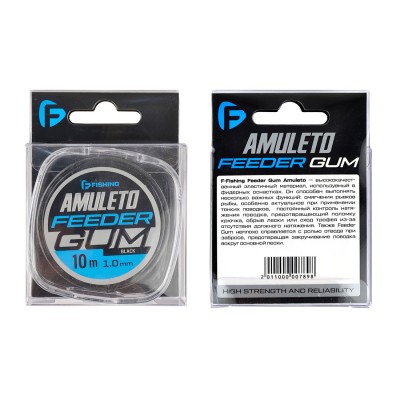 F-FISHING Амортизатор для фидера Feeder Gum Amuleto 10м d1,00мм