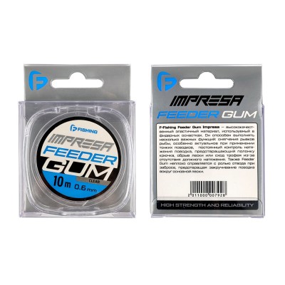 F-FISHING Амортизатор для фидера Feeder Gum Impresa 10м d0,6мм