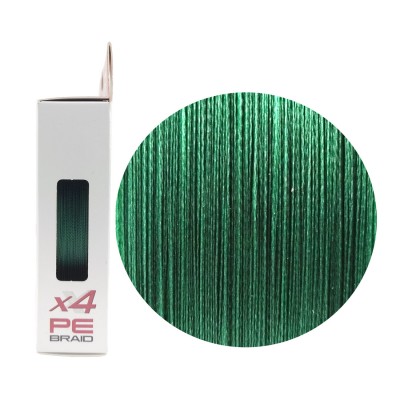 RUZZA Шнур X4 150м Moss Green 0,06мм 2,7кг/6lb