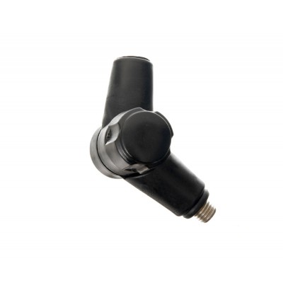 CARP PRO Переходник угловой с замком Angle Lock black mini