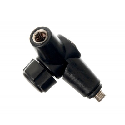 CARP PRO Переходник угловой с замком Angle Lock black mini