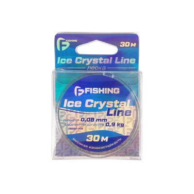 F-FISHING Леска Ice Crystal Line 30м 0,08мм