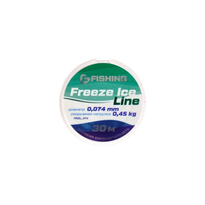 F-FISHING Леска Freeze Ice Line 30м 0,074мм 0,45кг