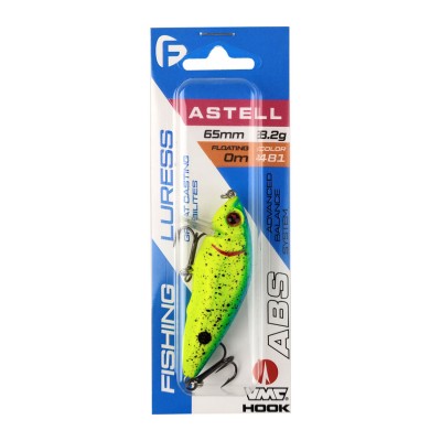 F-FISHING Воблер Astell 65F 65мм 8.2г 481 Плавающий F-FISHING Воблер Astell 65F 65мм 8.2г 481 Плавающий