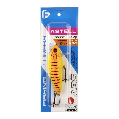 F-FISHING Воблер Astell 65F 65мм 8.2г 486 Плавающий F-FISHING Воблер Astell 65F 65мм 8.2г 486 Плавающий