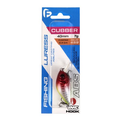 F-FISHING Воблер Cubber 40F 40мм 7г 0.4-1.0м 459 Плавающий