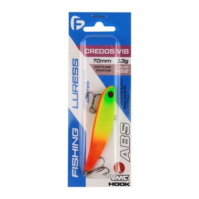 F-FISHING Воблер Credos Vib 70S 70мм 13г 452 Тонущий F-FISHING Воблер Credos Vib 70S 70мм 13г 452 Тонущий