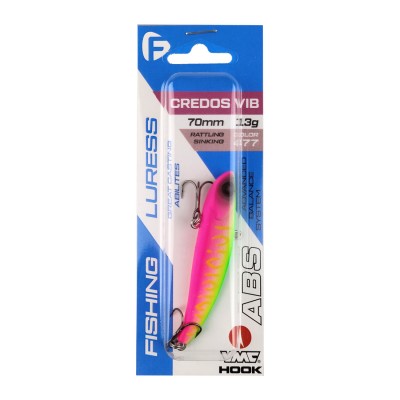 F-FISHING Воблер Credos Vib 70S 70мм 13г 477 Тонущий F-FISHING Воблер Credos Vib 70S 70мм 13г 477 Тонущий