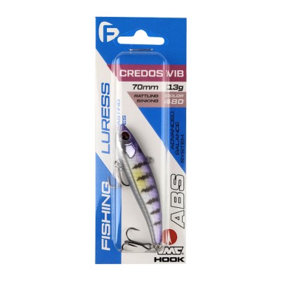 F-FISHING Воблер Credos Vib 70S 70мм 13г 480 Тонущий F-FISHING Воблер Credos Vib 70S 70мм 13г 480 Тонущий