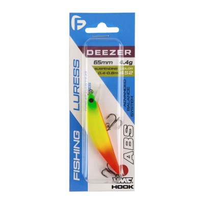 F-FISHING Воблер Deezer 65SP 65мм 4.4г 0.4-0.8м 452 Суспендр