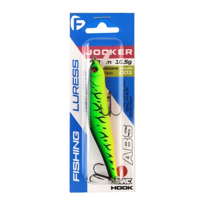 F-FISHING Воблер Jocker 90SP 90мм 10.5г 0.5-1.0м 001 Суспендр