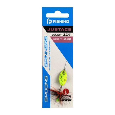 F-FISHING Блесна Justace 2.8г цвет 114