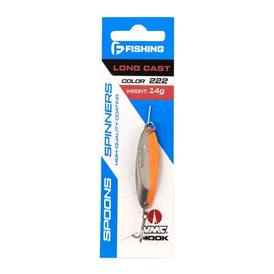 F-FISHING Блесна Long Cast 14г цвет 222 F-FISHING Блесна Long Cast 14г цвет 222