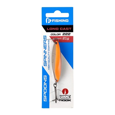 F-FISHING Блесна Long Cast 21г цвет 222 F-FISHING Блесна Long Cast 21г цвет 222