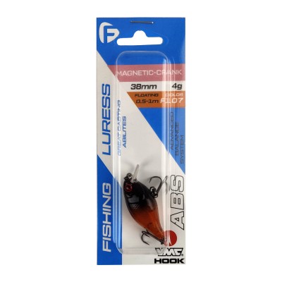 FLAGMAN Воблер Magnetic Crank 38F 38мм 4г 0.5-1.0м F107 Плавающий FLAGMAN Воблер Magnetic Crank 38F 38мм 4г 0.5-1.0м F107 Плавающий