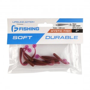 F-FISHING Виброхвост Mystic Fish 2" #106 Lox 5см 10шт