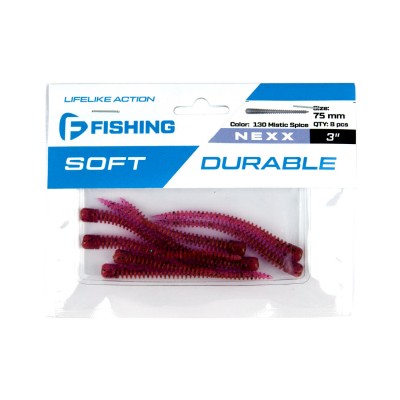 F-FISHING Слаг Nexx 3" #130 Mistic Spice 7.5см 8шт