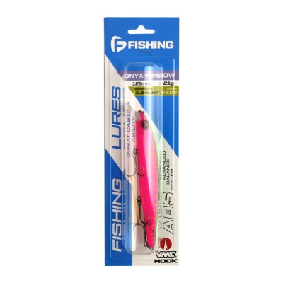 F-FISHING Воблер Onyx Minnow 128SP 128мм 21г F103 Суспендр F-FISHING Воблер Onyx Minnow 128SP 128мм 21г F103 Суспендр