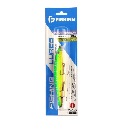 F-FISHING Воблер Onyx Minnow 128SP 128мм 21г F201 Суспендр F-FISHING Воблер Onyx Minnow 128SP 128мм 21г F201 Суспендр