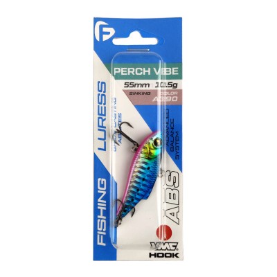 F-FISHING Воблер Perch Vibe 55мм 10.5г A390 Тонущий
