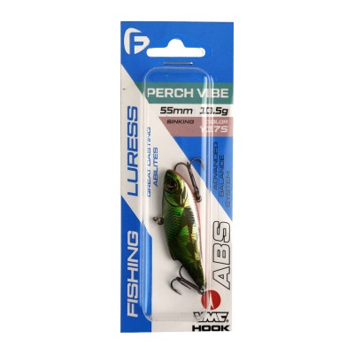 F-FISHING Воблер Perch Vibe 55мм 10.5г Y175 Тонущий F-FISHING Воблер Perch Vibe 55мм 10.5г Y175 Тонущий