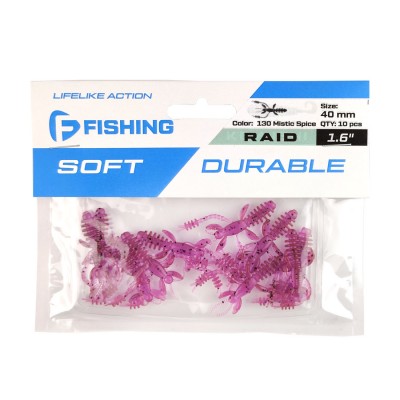 FLAGMAN Мягкая приманка Raid 1.6" #130 Mistic Spice 4см 10шт