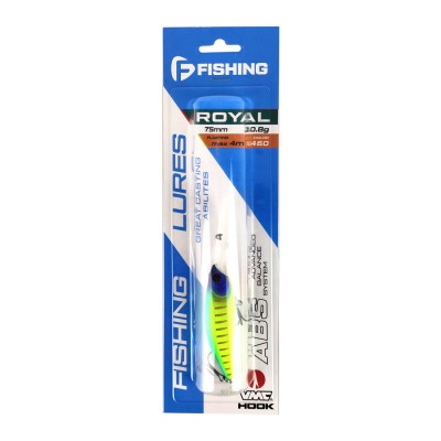 F-FISHING Воблер Royal 75F 75мм 10.8г до 5м цвет 460 Плавающий