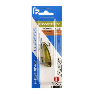 F-FISHING Воблер Swoky 40F 40мм 3.1г 445 Плавающий