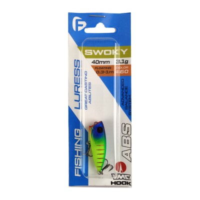 F-FISHING Воблер Swoky 40F 40мм 3.1г 460 Плавающий F-FISHING Воблер Swoky 40F 40мм 3.1г 460 Плавающий