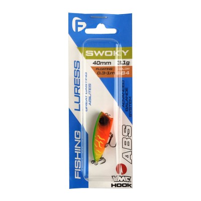 F-FISHING Воблер Swoky 40F 40мм 3.1г 484 Плавающий F-FISHING Воблер Swoky 40F 40мм 3.1г 484 Плавающий